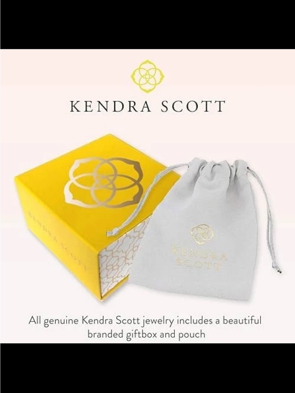 Kendra Scott Gold Initial U Pendant Necklace on Chain